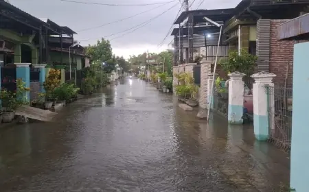 Tiga Hari, Banjir Luapan Kalilamong di Gresik Mulai Surut