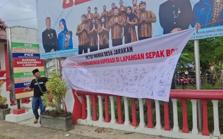 Rencana Pembangunan Gerai KDMP di Lapangan Desa Jarakan Tulungagung Diprotes Warga