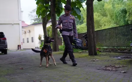 Respon Cepat Bencana, K9 Polres Malang Siap Diterjunkan di Fase Awal Evakuasi