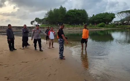 Bermain di Muara Pantai Wonogoro Malang, Bocah Asal Lawang Tewas Diseret Ombak