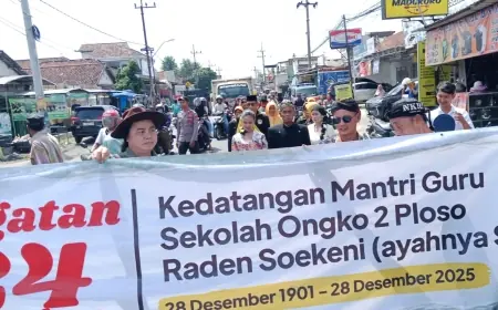 Warga Ploso Jombang Peringati 124 Tahun Kedatangan Sang Ayahanda Bung Karno