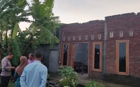 Puting Beliung Terjang Kesamben Jombang, Belasan Rumah Rusak