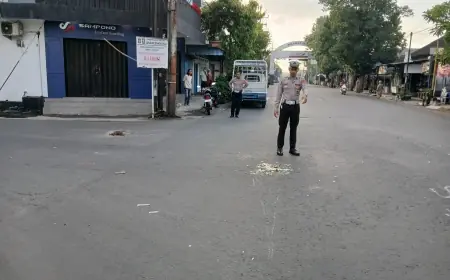 Angka Kecelakaan Lalu Lintas di Wilkum Polresta Blitar Menurun, Penindakan Tilang Justru Meningkat