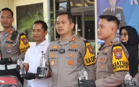 Akhir Tahun 2025, Polres Nganjuk Paparkan Capaian Kinerja dan Tren Kejahatan