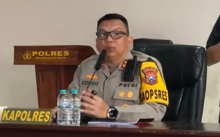 Polres Mojokerto Kota Larang Konvoi dan Kembang Api di Malam Tahun Baru 2026