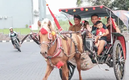 Manjakan Pengunjung, Hotel di Gresik Sediakan Delman Experience Gratis Selama Libur Nataru