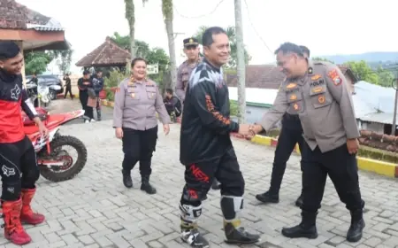 Trabas Kamtibmas ala Polres Nganjuk, Hobi Trail Jadi Sarana Jaga Keamanan