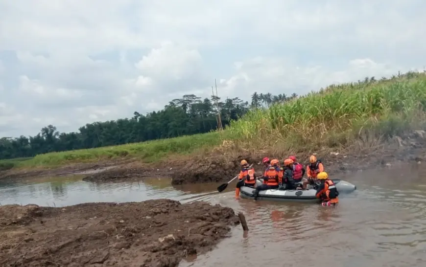 Bocah Diduga Terpeleset ke Sungai Brantas Kawasan Sengguruh Malang, Tim Gabungan Lakukan Pencarian