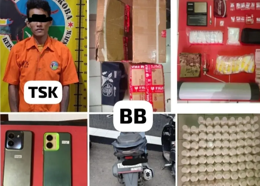Ribuan Pil Double L dan 100 Gram Sabu Diamankan dari Tiga Pengedar di Nganjuk