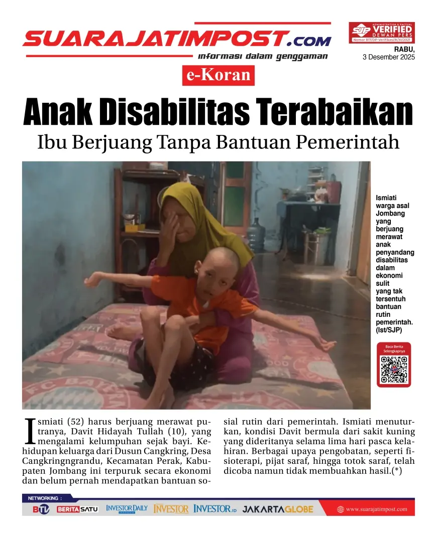 eKoran, Edisi Rabu, 3 Desember 2025