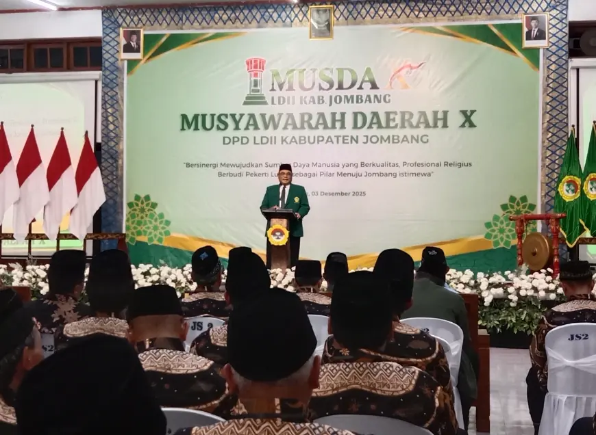 LDII Jombang Gelar Musda ke-10, Tekankan Sinergi Program dengan Pemerintah Daerah
