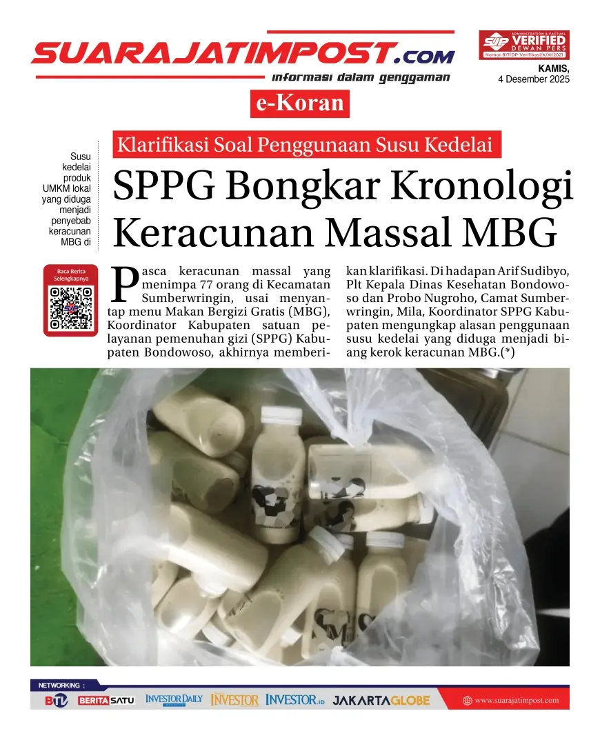 eKoran, Edisi Kamis, 4 Desember 2025