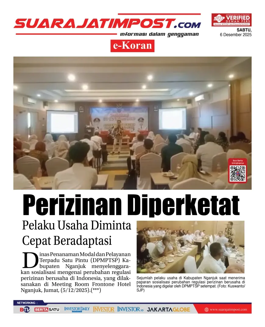 eKoran, Edisi Sabtu, 6 Desember 2025