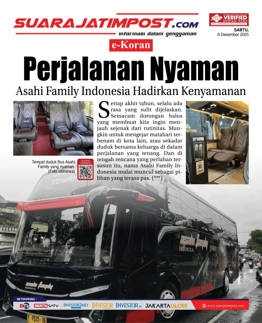 eKoran, Edisi Sabtu, 6 Desember 2025