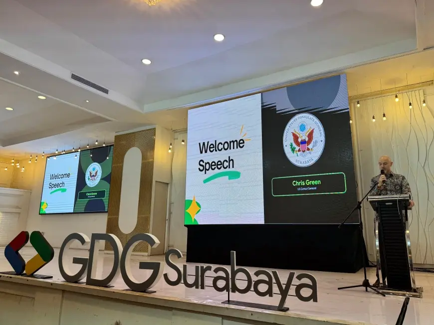 Hadiri DevFest 2025, Konjen AS di Surabaya Dukung Kolaborasi Teknologi Indonesia–Amerika