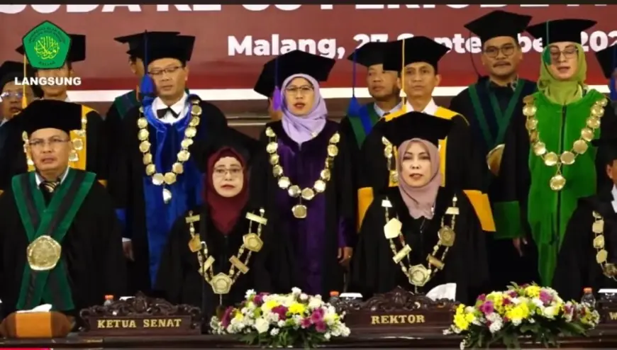 800 Lulusan Cumlaude Dalam Wisuda Ke-88 UIN Malang, Rektor Tegaskan Peran Arsitek Kehidupan