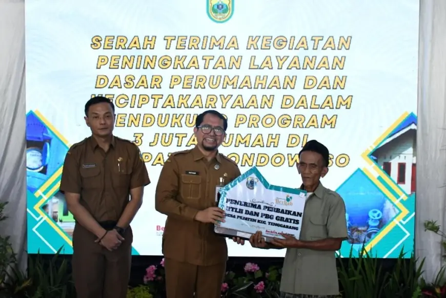 Tingkatkan Layanan Dasar, Perkim Ciptaru Bondowoso Salurkan Puluhan Rumah Layak Huni