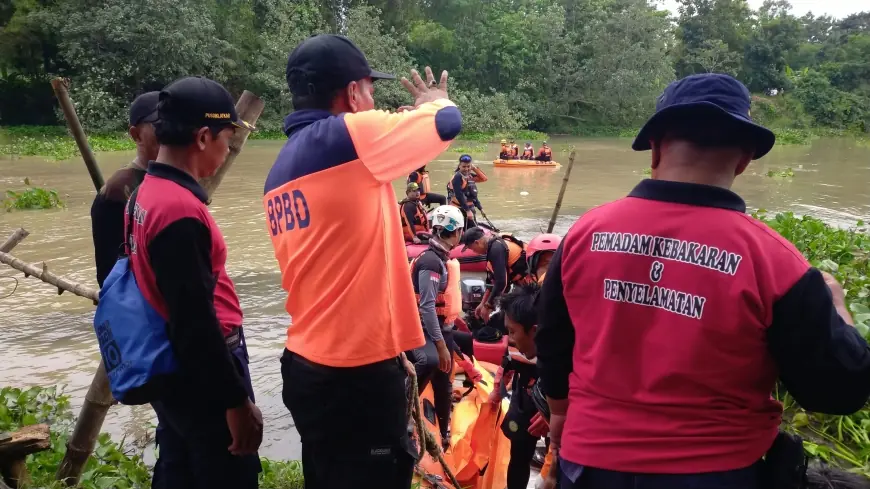 Pencarian Hari Kedua, Remaja Hilang Tenggelam di Sungai Bodeng Tulungagung Ditemukan Meninggal Dunia