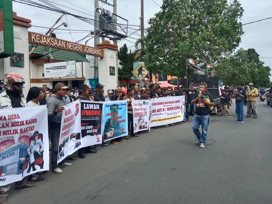 Hari Antikorupsi di Jombang Diwarnai Aksi Protes, Kejari Didesak Usut Tiga Dugaan Korupsi
