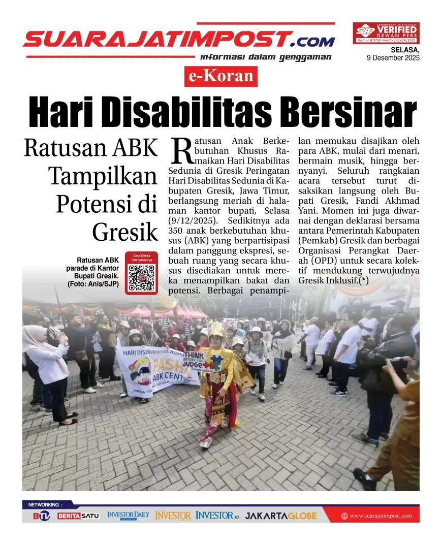 eKoran, Edisi Selasa, 9 Desember 2025