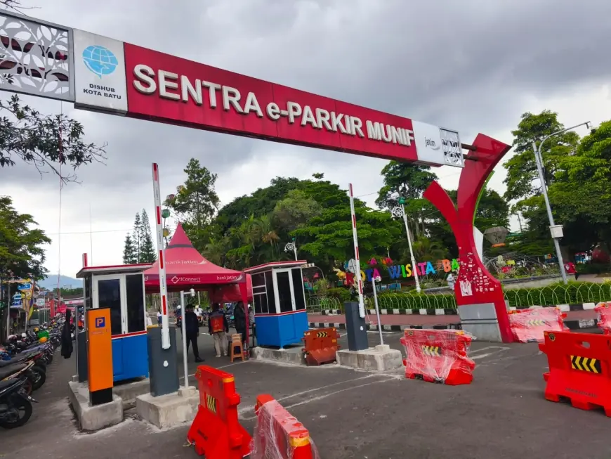 Kendala Listrik dan Penertiban PKL Jadi Tantangan Utama Ujicoba Gate Parkir Alun-Alun Batu