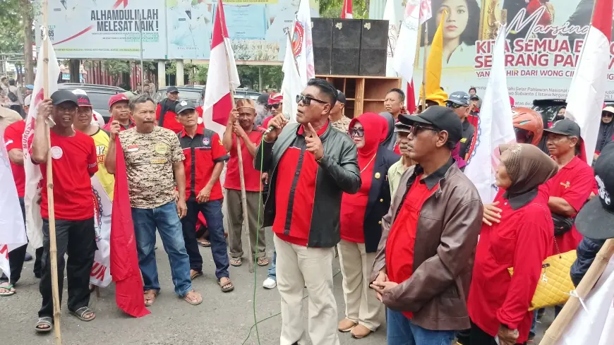 Peringatan Hakordia di Nganjuk Diwarnai Demo FPMN, Tuntut Usut Dugaan Korupsi Pemkab