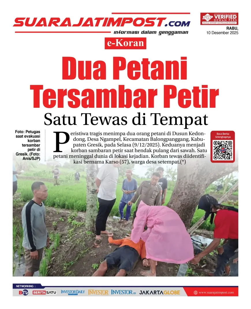 eKoran, Edisi Rabu, 10 Desember 2025