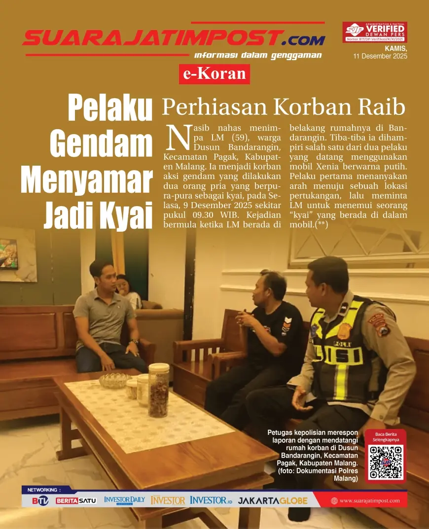 eKoran, Edisi Kamis, 11 Desember 2025