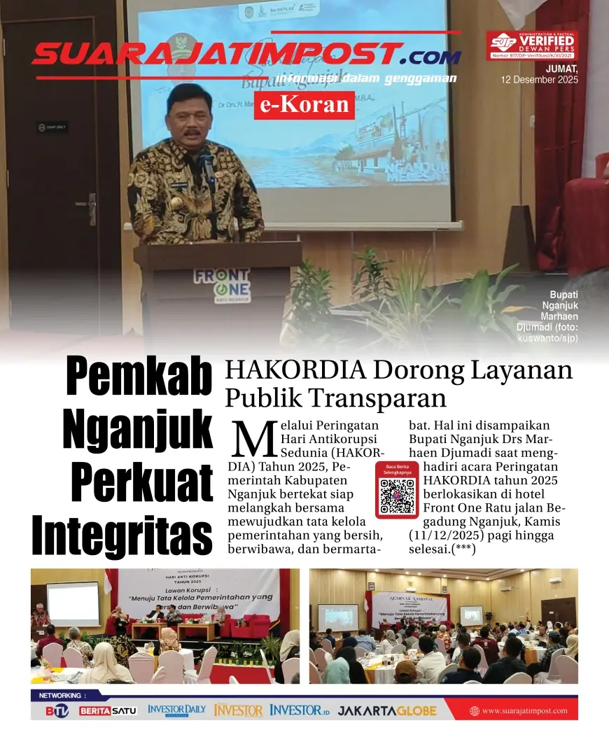 eKoran, Edisi Jumat, 12 Desember 2025
