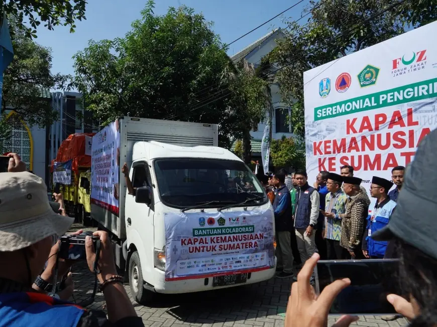 Jatim Kirim 103 Ton Bantuan Kemanusiaan ke Sumatra, Perkuat Solidaritas Nasional Pascabencana