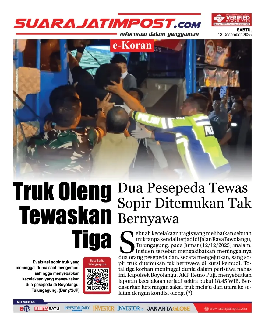 eKoran, Edisi Sabtu, 13 Desember 2025