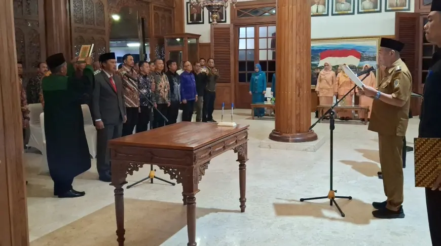 Sempat Batal Dua Kali, Mantan Sekda Tulungagung Tri Hariadi Akhirnya Dilantik Jadi Kadisnakertrans