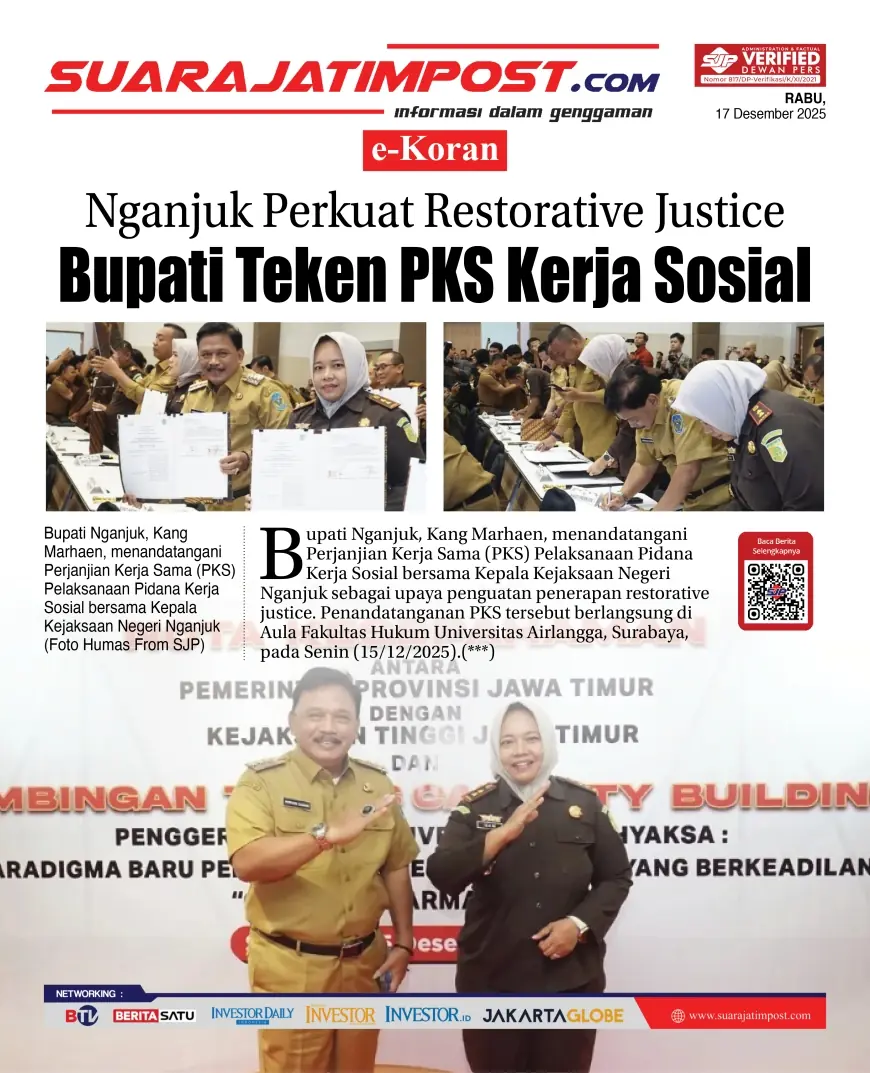 eKoran, Edisi Rabu, 17 Desember 2025