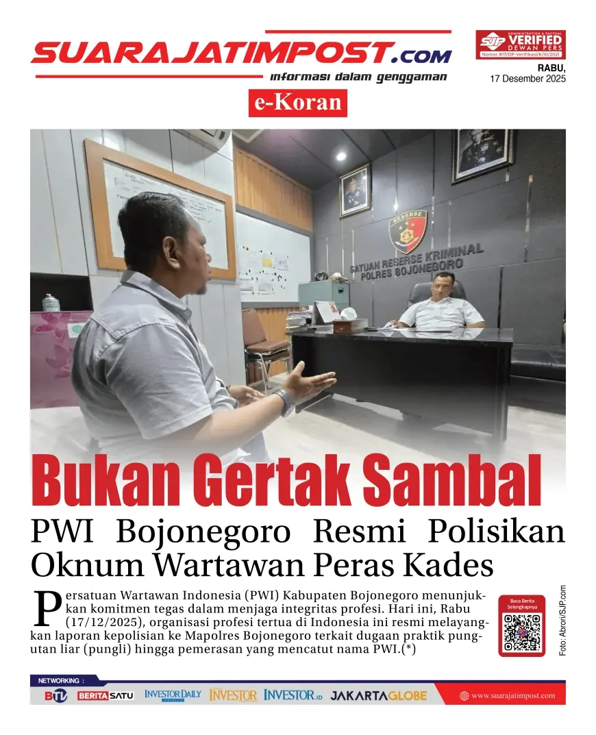 eKoran, Edisi Rabu, 17 Desember 2025