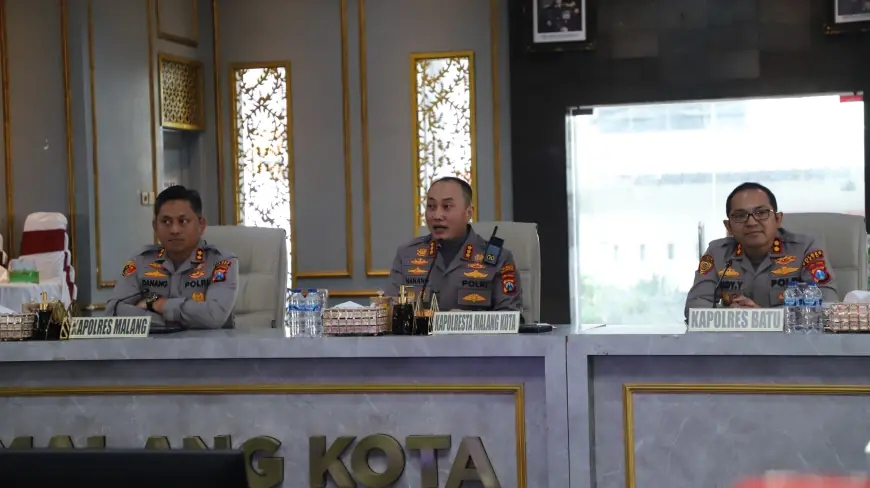 Lonjakan Wisata Akhir Tahun, Tiga Polres Malang Raya Satukan Strategi Pengamanan Nataru