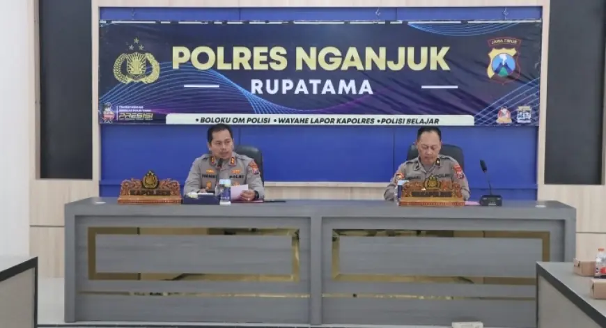 Polres Nganjuk Gelar Rakor Lintas Sektor Jelang Operasi Lilin Semeru 2026