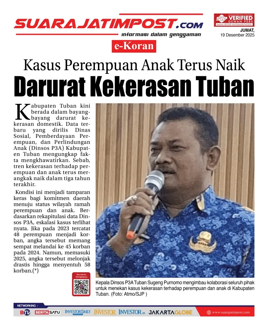 eKoran, Edisi Jumat, 19 Desember 2025