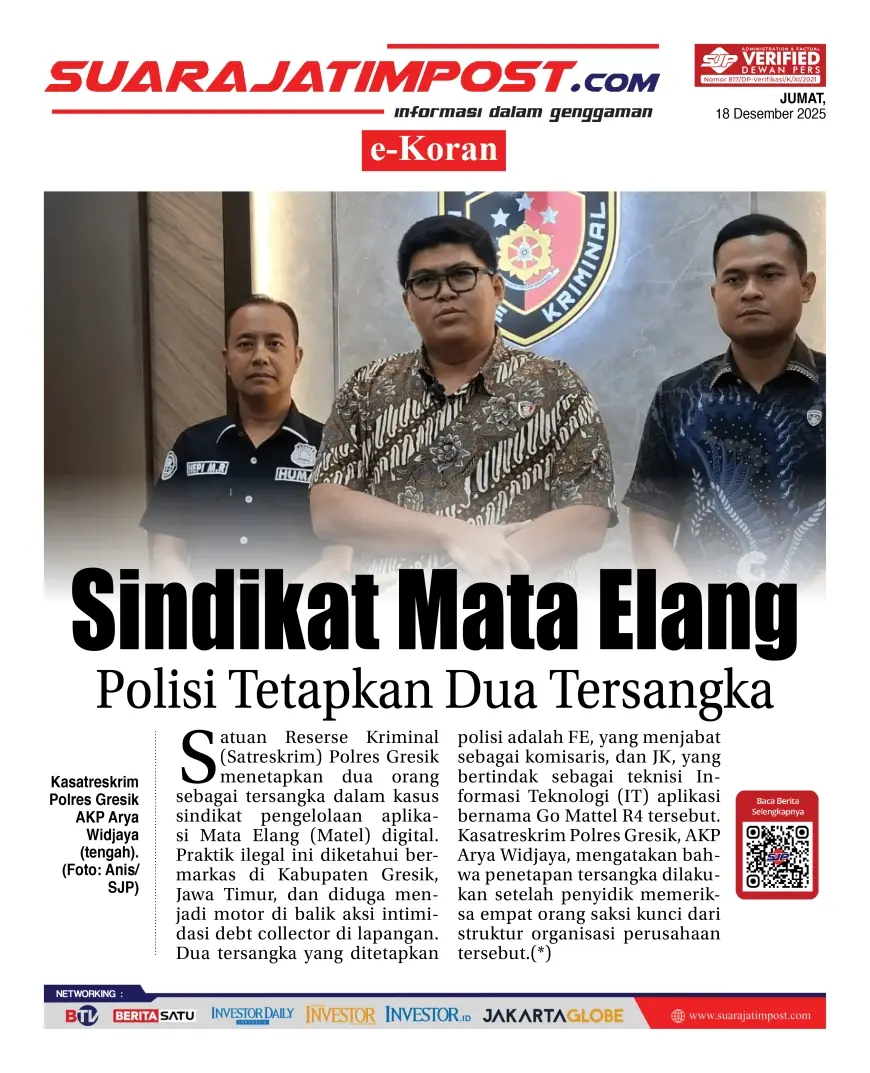 eKoran, Edisi Jumat, 19 Desember 2025