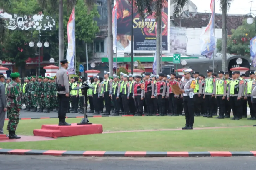 Hadapi Libur Nataru, Polresta Blitar Perkuat Pengamanan dengan 7 Pos dan Kesiapsiagaan Bencana