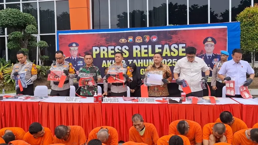 Kasus Pencurian Mendominasi Kriminalitas di Gresik, 136 Orang Digulung Sepanjang 2025