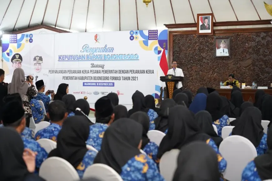 Berkinerja Apik, 385 PPPK Bojonegoro Terima Perpanjangan Kontrak Lima Tahun