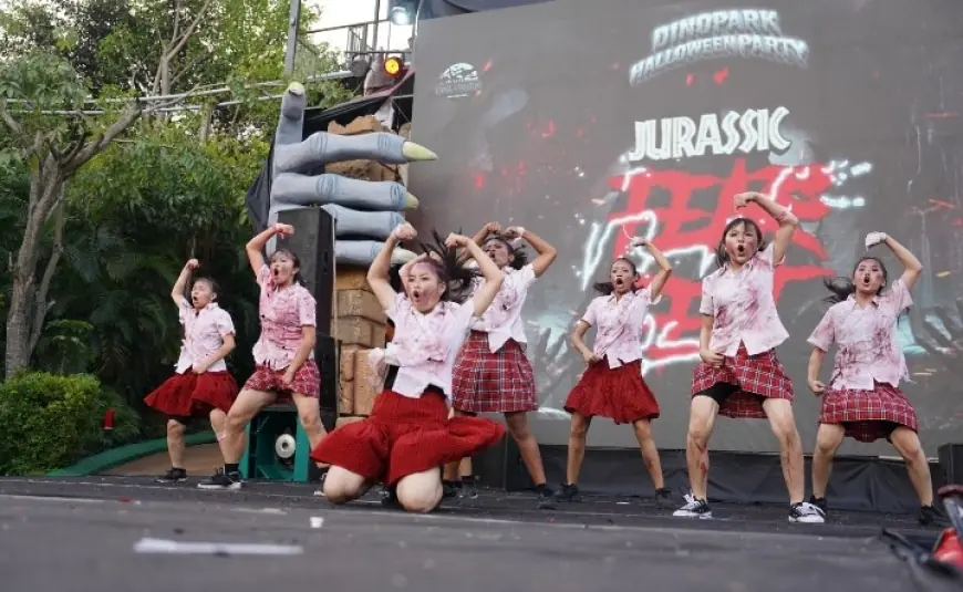 Jurassic Fear Fest 2025 Ramaikan Jatim Park Halloween Season di Dino Park