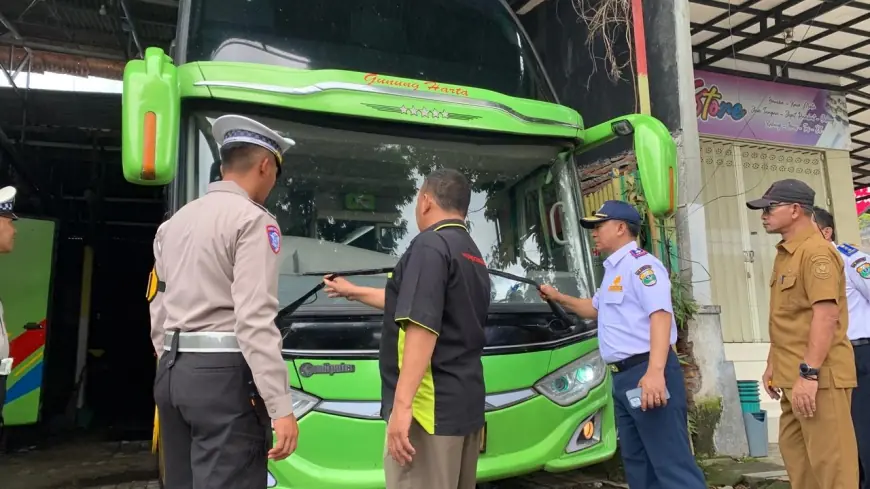 Jelang Nataru, Dishub Bondowoso Pastikan Seluruh Angkutan Umum Laik Jalan