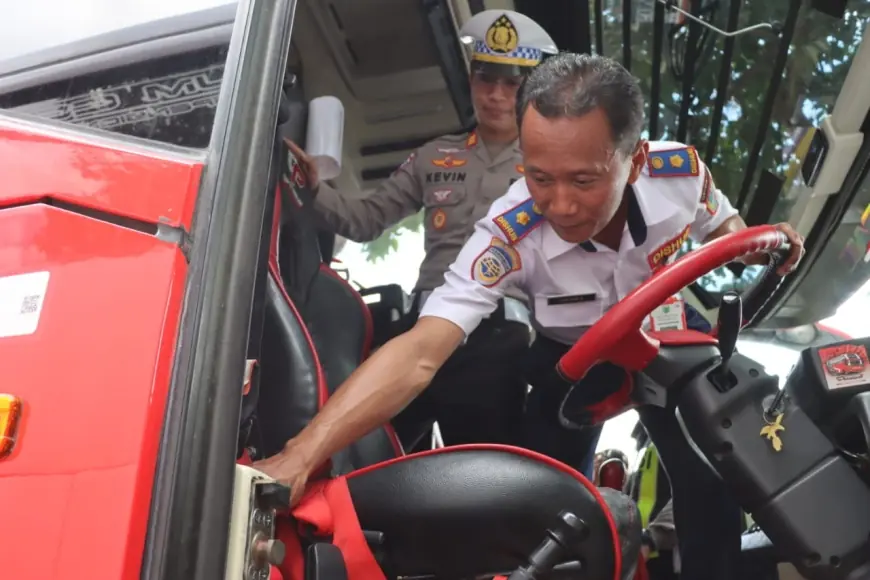 Hanya 7 dari 16 Bus Pariwisata di Kota Batu Dinyatakan Laik Jalan
