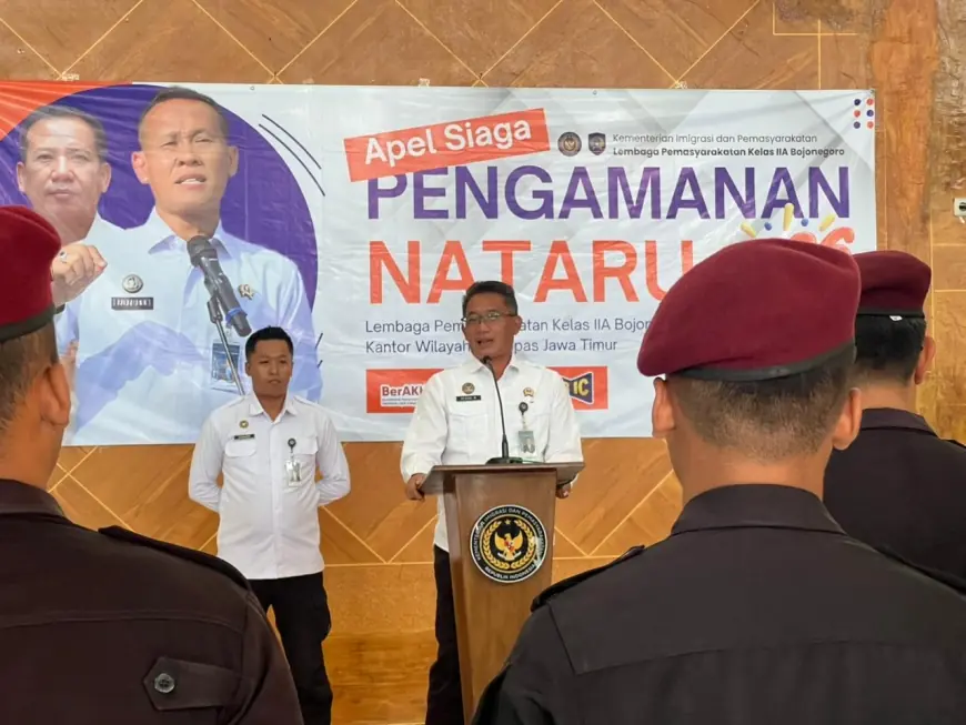 Antisipasi Gangguan Nataru, Lapas Bojonegoro Perketat Pengamanan Lewat  Lintas Sektor