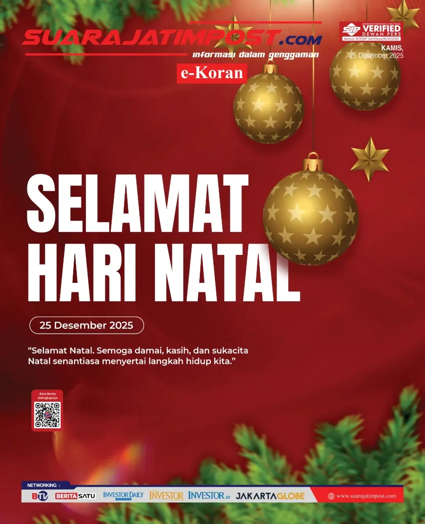 eKoran, Edisi Kamis, 25 Desember 2025