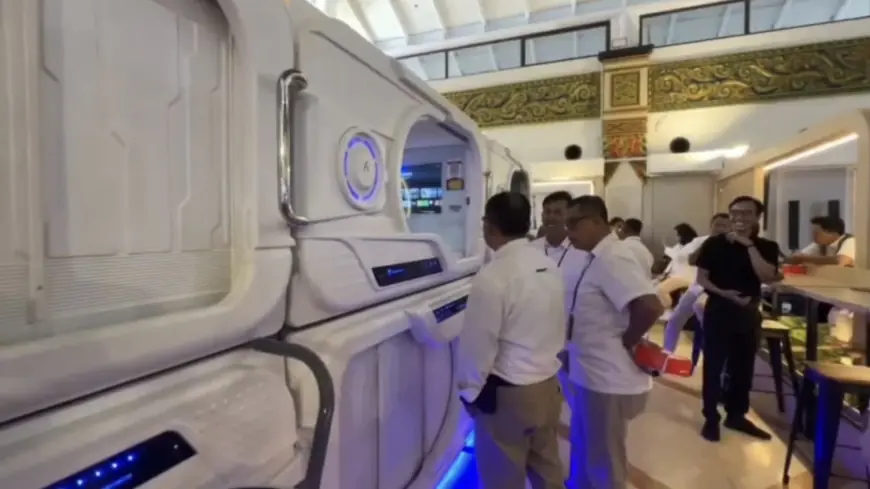 Transit atau Delay di Bandara Juanda? BIsa Istirahat di  Capsule Hotel Rp50 Ribu per Jam