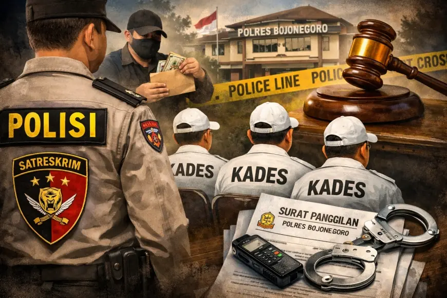 Polres Bojonegoro Mulai Panggil Kades, Kasus Dugaan Pemerasan Oknum Wartawan Naik Tahap Klarifikasi
