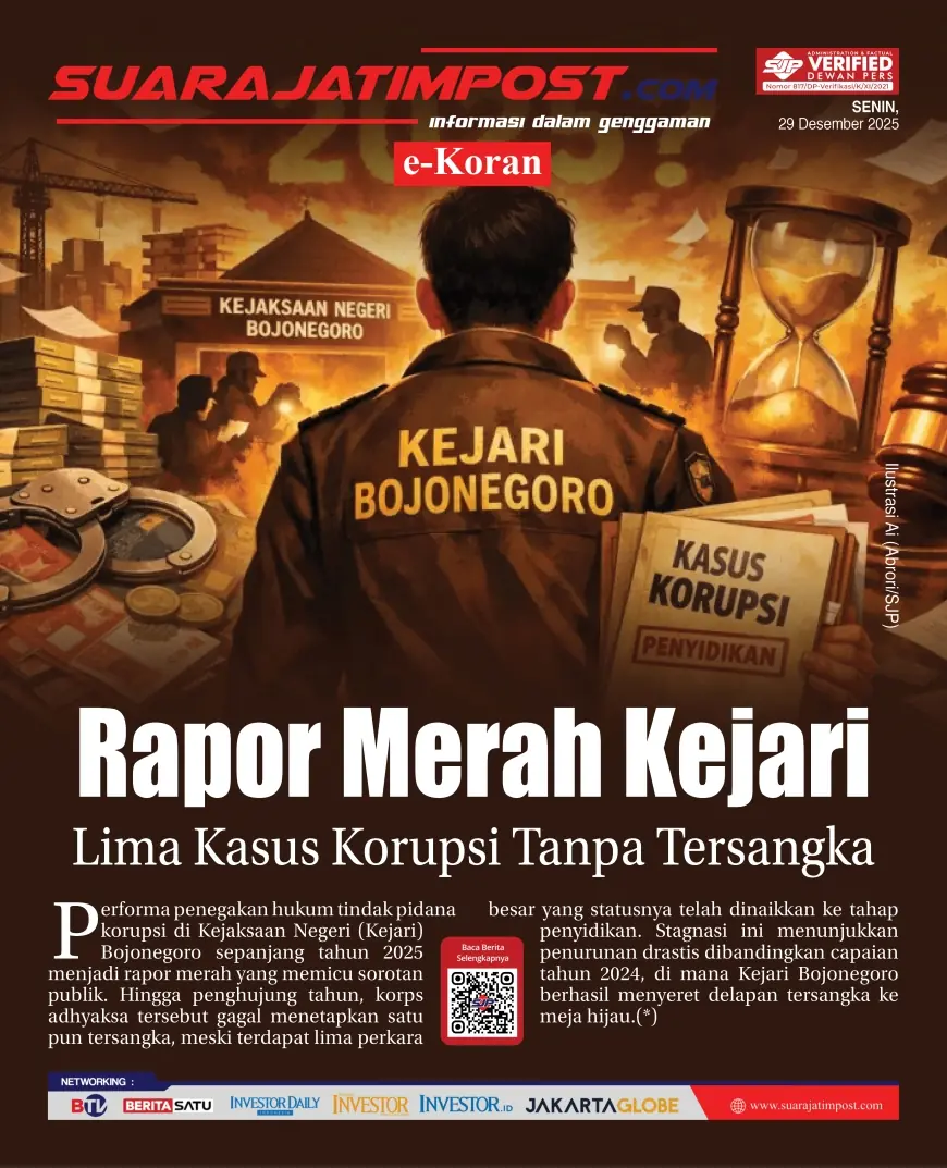 eKoran, Edisi Senin, 29 Desember 2025
