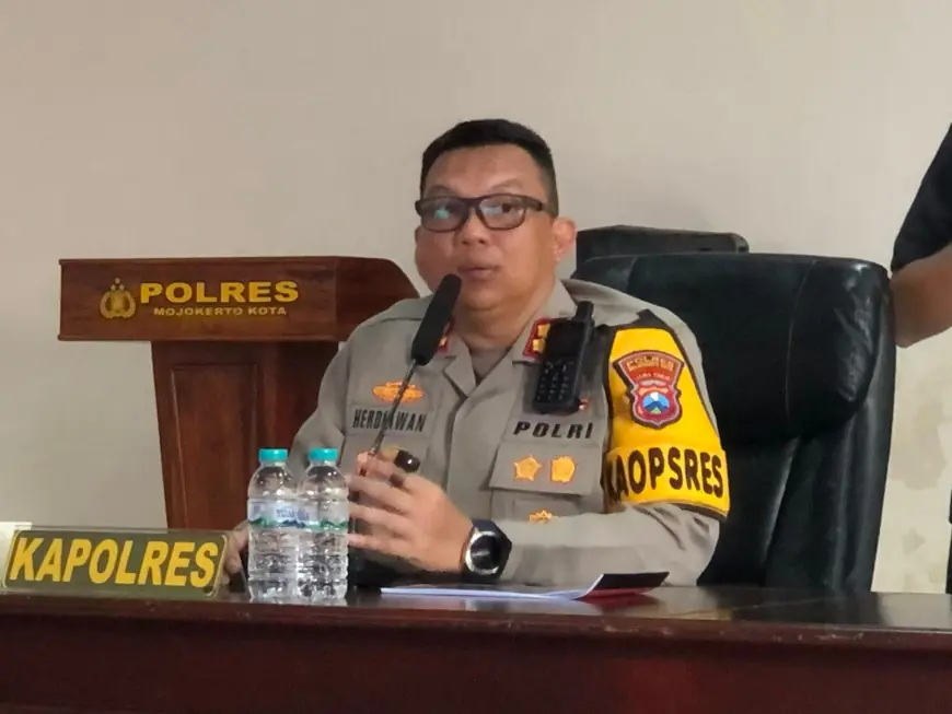 Polres Mojokerto Kota Larang Konvoi dan Kembang Api di Malam Tahun Baru 2026